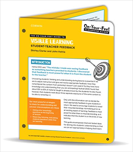 The On-Your-Feet Guide to Visible Learning : Student-Teacher Feedback