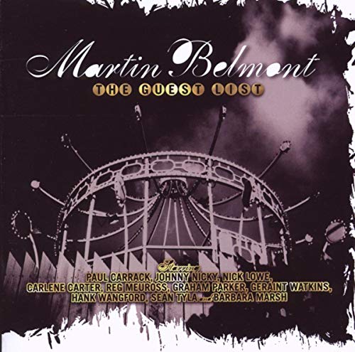 CD cover for Martin Belmont's "The Guest List" featuring a carousel.
