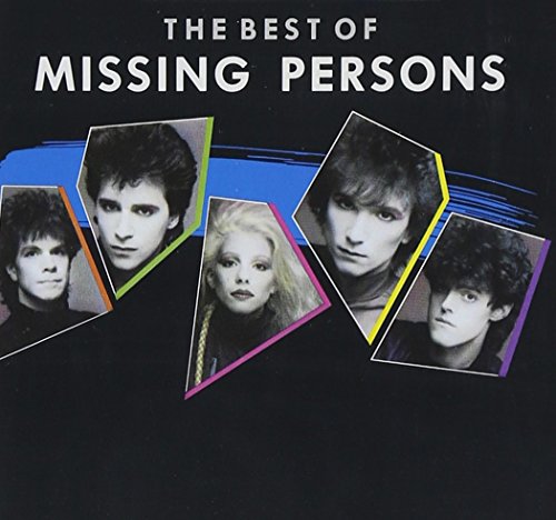 CD cover for “The Best of Missing Persons” featuring band portraits.