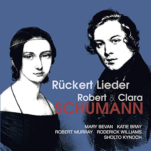 CD cover featuring portraits of Robert and Clara Schumann, with text.