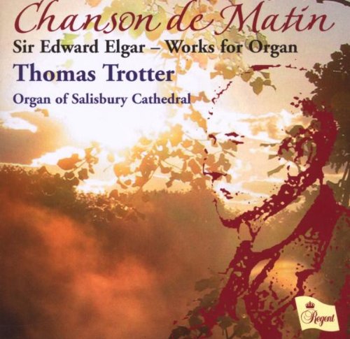 CD cover for Elgar’s organ works performed by Thomas Trotter.