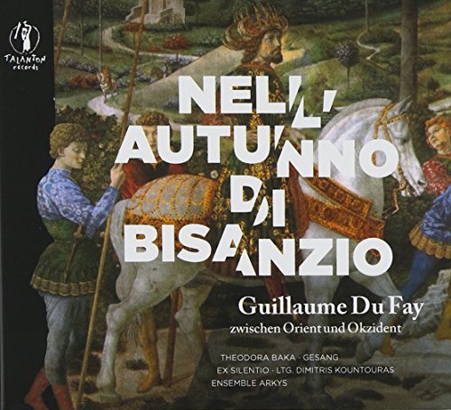 CD cover depicting a medieval painting of figures with a horse.