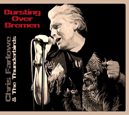 CD cover: Chris Farlowe singing into a microphone, stylized illustration.