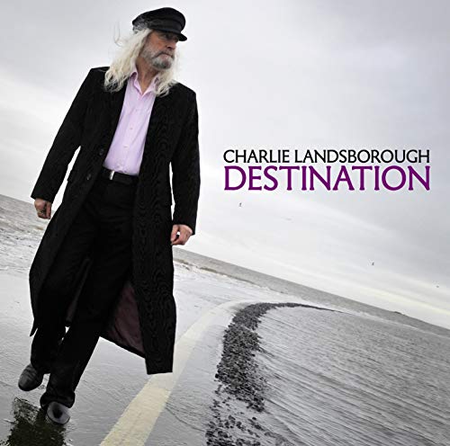 Charlie Landsborough album cover: man in coat walking on a road.