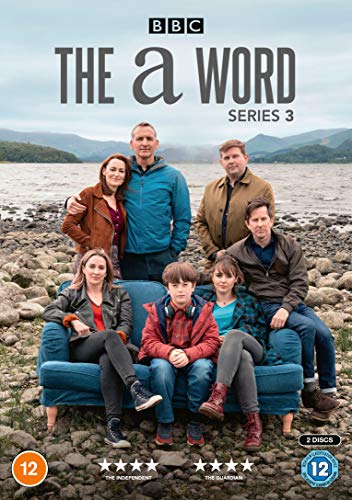 DVD cover for “The A Word” series 3, featuring a family portrait.