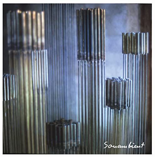 CD cover featuring a close-up of many vertical metal rods.