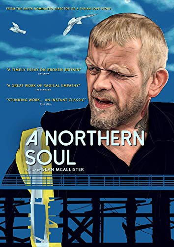 DVD cover for “A Northern Soul” featuring a man and industrial structure.