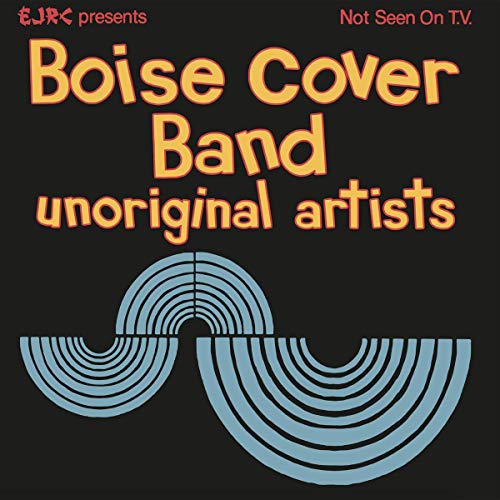 CD cover for “Boise Cover Band - Unoriginal Artists” with abstract wave design.
