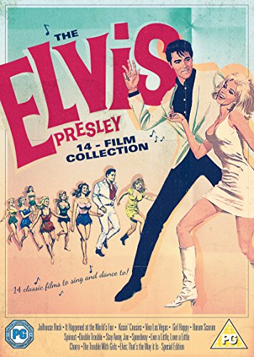 DVD cover for "The Elvis Presley Collection" featuring Elvis and dancers.
