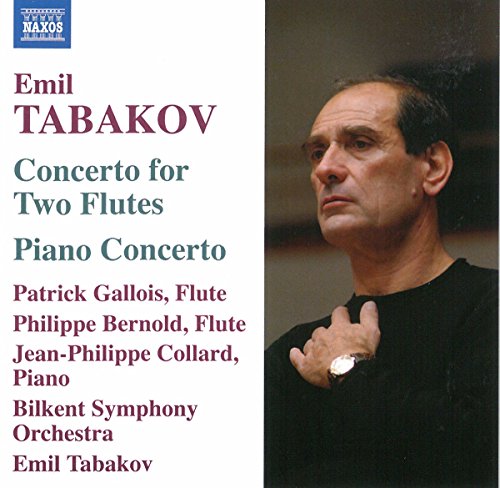 CD cover featuring portrait of composer Emil Tabakov and performer details.