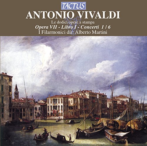 CD cover for Vivaldi’s Op.7, featuring a Venetian canal scene.