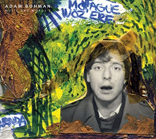 CD cover for Adam Bohman's "Music And Words 3" with portrait.