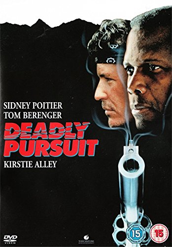 DVD cover featuring Sidney Poitier and Tom Berenger behind a smoking handgun barrel.