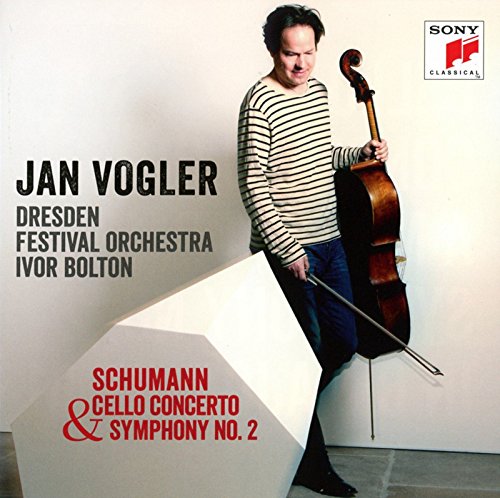 CD cover featuring cellist Jan Vogler with cello and orchestra details.