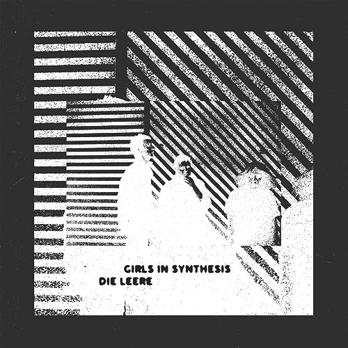 Black and white album cover with abstract lines and band name text.