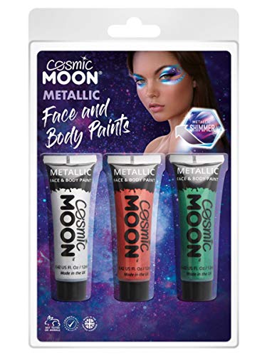Cosmic Moon Metallic Face & Body Paint