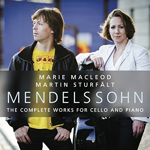 CD cover featuring Marie Macleod and Martin Sturfält, with "Mendelssohn" text.