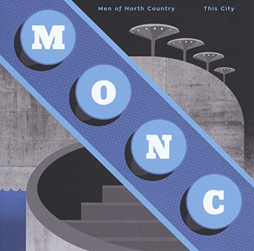 CD cover for “Men Of North Country - This City” with abstract art.