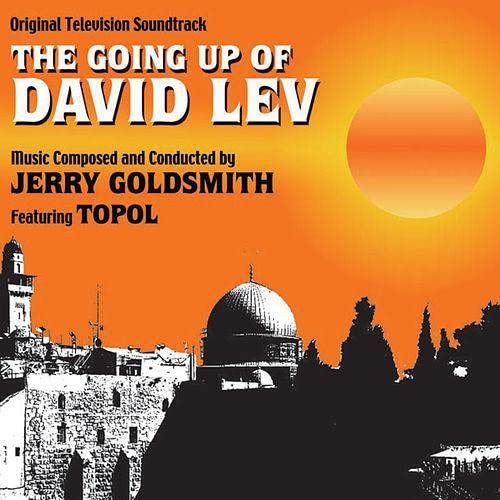 CD cover for "The Going Up Of David Lev" with a Jerusalem skyline.