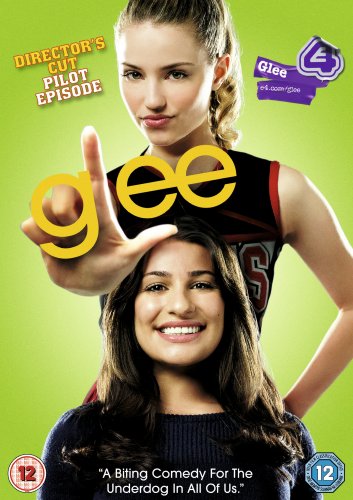 Glee Season 1 DVD cover featuring Lea Michele and Naya Rivera.