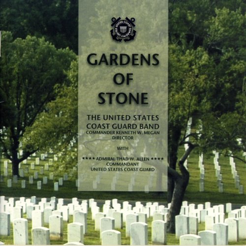 CD cover for "Gardens of Stone" by the US Coast Guard Band, cemetery scene.