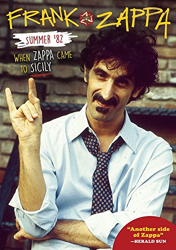 Frank Zappa portrait on Blu-ray cover, making rock-and-roll hand sign.