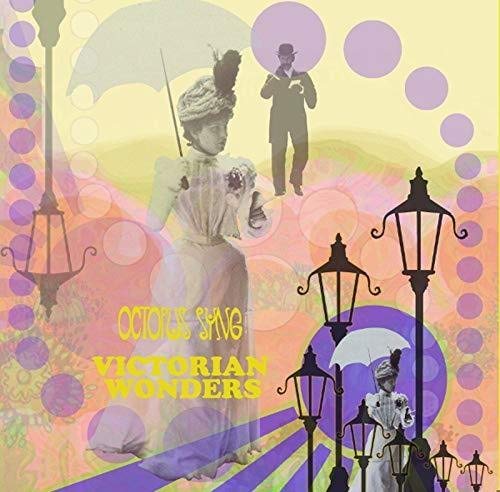 CD cover: Victorian-era people with umbrellas and street lamps, purple tones.