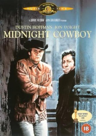 “Midnight Cowboy” DVD cover featuring Dustin Hoffman and Jon Voight.