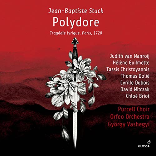 CD cover for “Polydore” featuring a sword pierced by flowers.