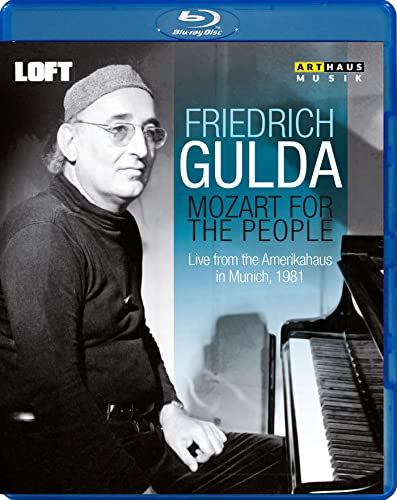 Blu-ray cover featuring pianist Friedrich Gulda and a grand piano.