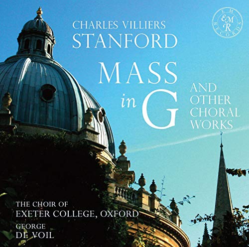 CD cover: Exeter College, Oxford building with text “Mass in G”.