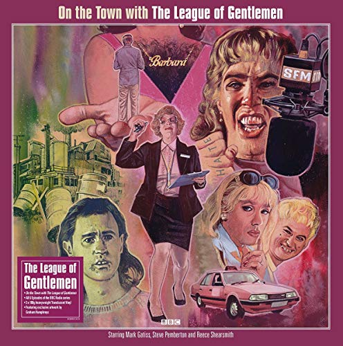 Album cover for “League Of Gentlemen - On The Town”, collage style.