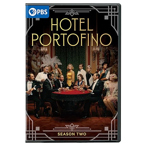 Hotel Portofino Season 2 DVD cover with a group portrait in formal wear.