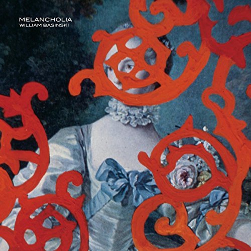 CD cover: woman in vintage dress with red ornamental design.