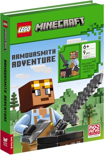 LEGO? Minecraft?: Armoursmith Adventure Activity Book (with Armoursmith minifigure and accessories)