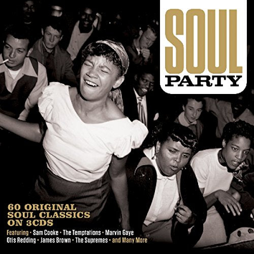 Soul Party" 3CD box set cover featuring a vintage dance scene.