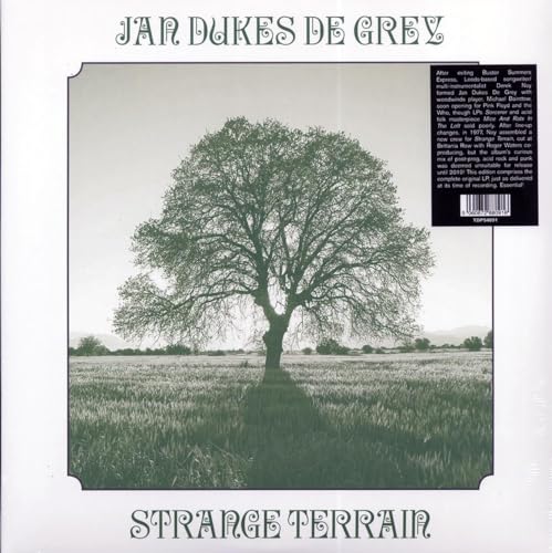 Vinyl record cover: a lone tree in a grassy field, text overlay.