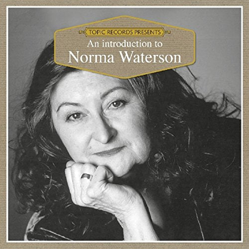 Black and white portrait of Norma Waterson, CD cover art.