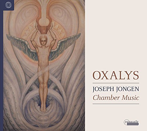 CD cover: winged figure playing a stringed instrument, art nouveau style.