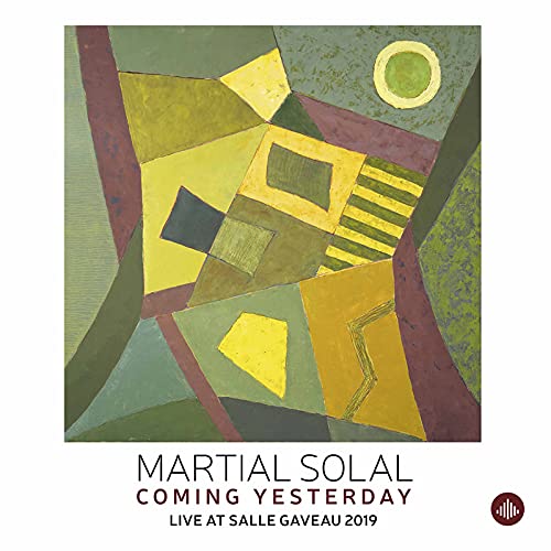 Album cover: abstract geometric painting with text “Martial Solal Coming Yesterday”.