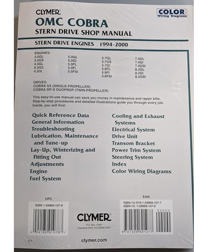 OMC Cobra Sx Stern Drive Engines