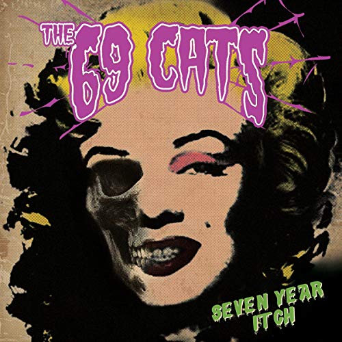 CD cover: "The 69 Cats" with pop art image of Marilyn Monroe.