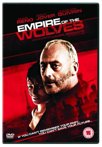 DVD cover for "Empire of the Wolves" featuring Jean Reno and Laura Morante.