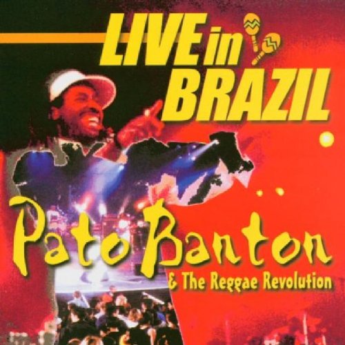 CD cover for Pato Banton's "Live In Brazil" featuring a performing musician.