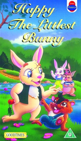 DVD cover featuring cartoon bunnies and a beaver in a green landscape.