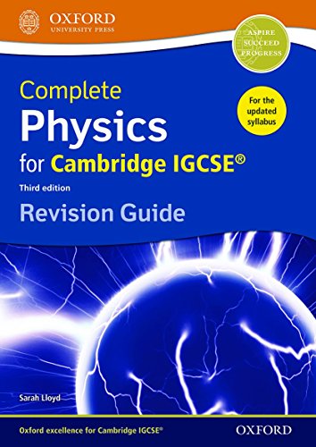 Complete Physics for Cambridge IGCSE® Revision Guide: Third Edition (Complete Science for Cambridge IGCSE - updated editions)