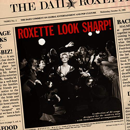 Album cover featuring a black and white photo of people on a newspaper background.