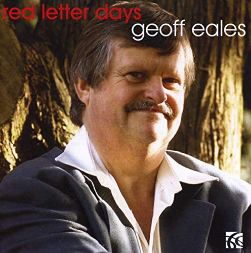 CD cover featuring portrait of musician Geoff Eales with tree bark background.