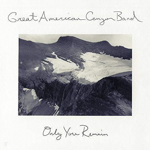 CD cover with a black and white mountain landscape and text.