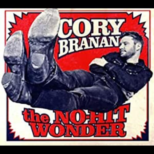Album cover featuring Cory Branan with a boot and the title "No-Hit Wonder".